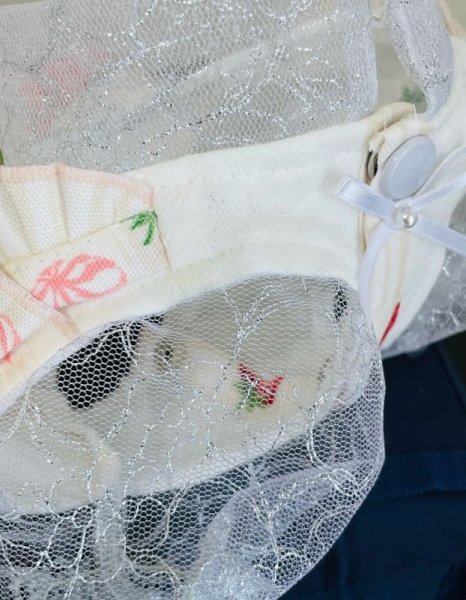 画像5: 苺オフホワイトワンピース  (5)