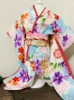 画像6: 犬服/猫服　晴れ着　京・金彩友禅  石畳花手毬　振袖スタイル　お引きづり/通常着丈選択可能 (6)