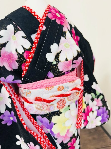 画像4: 犬服/猫服 晴れ着 京・金彩友禅  振袖スタイル お引きづり/通常着丈選択可能 (4)