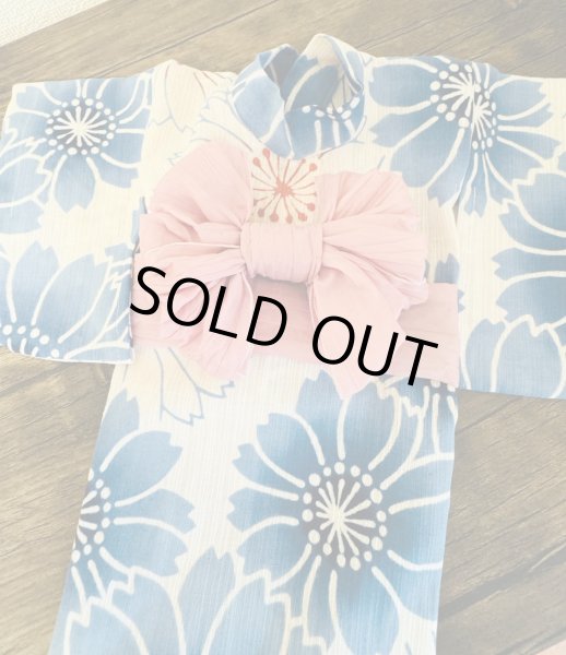 画像4: 浴衣  綿麻 霞菊 (4)