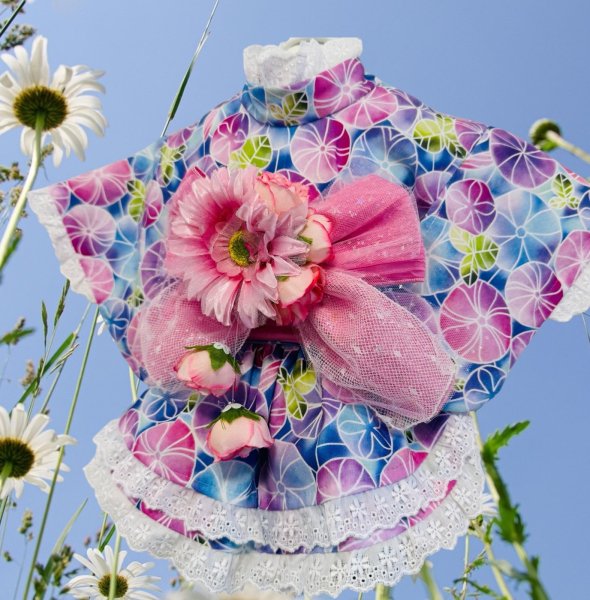 画像2: 浴衣  アサガオ　ライト (2)