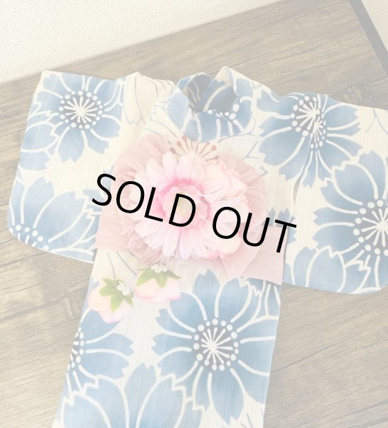 画像5: 浴衣  綿麻 霞菊 (5)