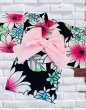 画像3: 浴衣  本染　鮮やかなお花 (3)