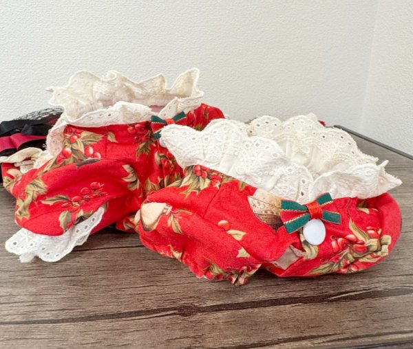 画像5: レトロクリスマスワンピース/オールインワン  (5)