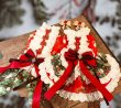 画像1: レトロクリスマスワンピース/オールインワン  (1)