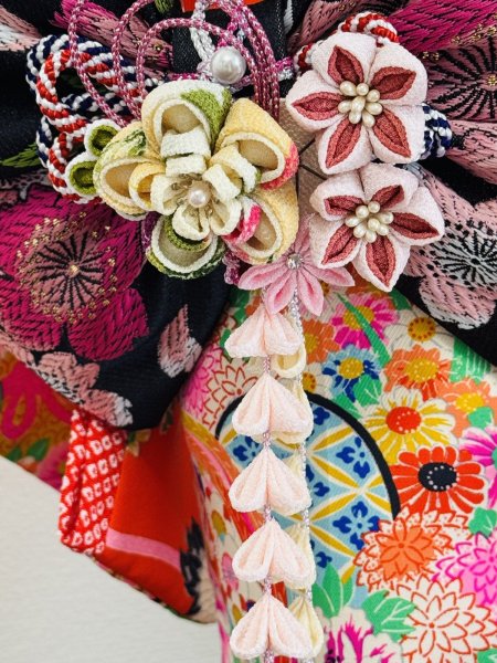 画像3: 犬服/猫服　晴れ着　京・金彩友禅 　振袖スタイル　 (3)